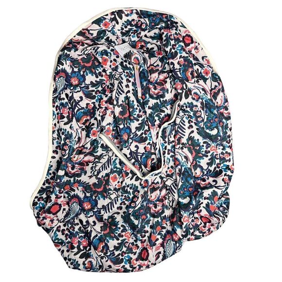 Tanya Taylor Women's M/L Grey And Floral Cadence Wool-Blend Robe Coat NWT $765 - Picture 7 of 13